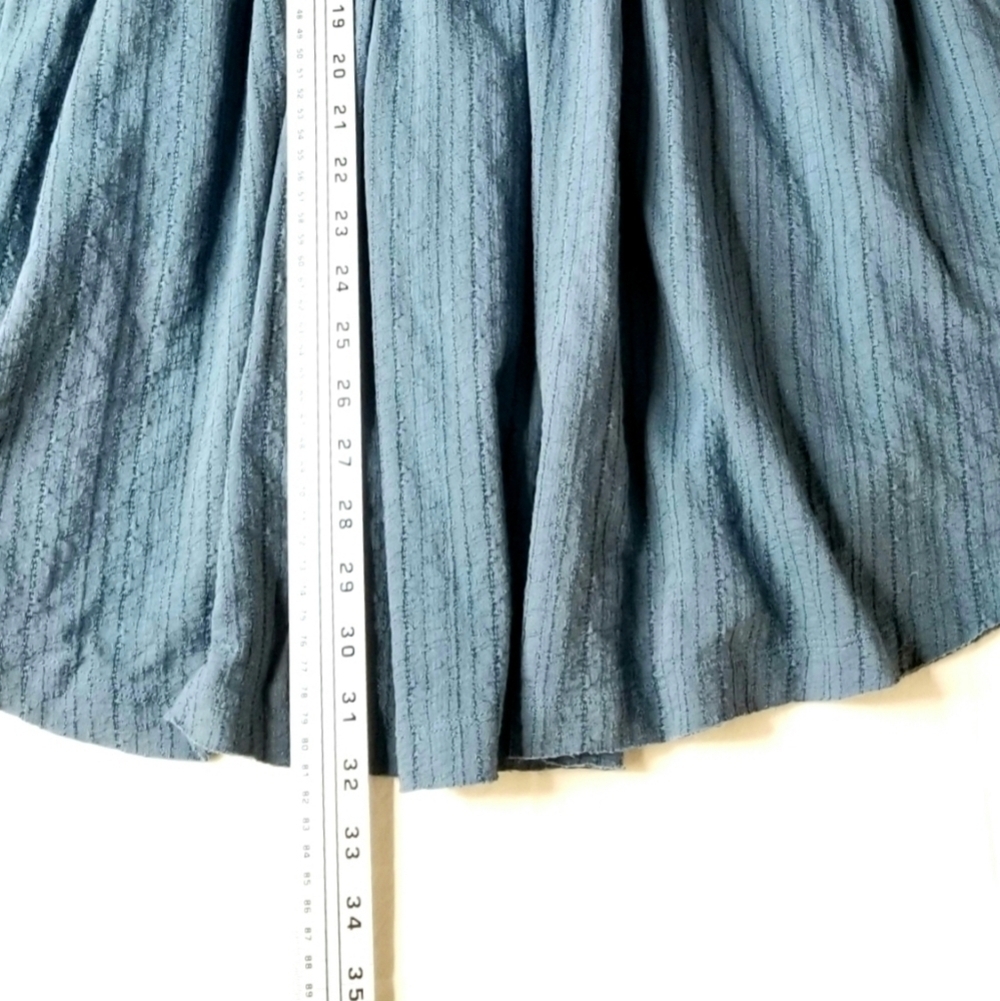 Free People Women's Blue Green/Cyan Hi Lo Tunic Top , Small - Picture 6 of 9